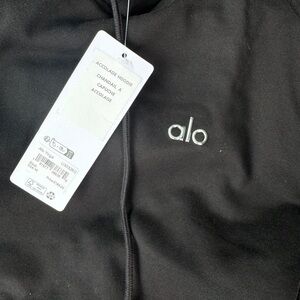 Black alo accolade hoodie sweatshirt